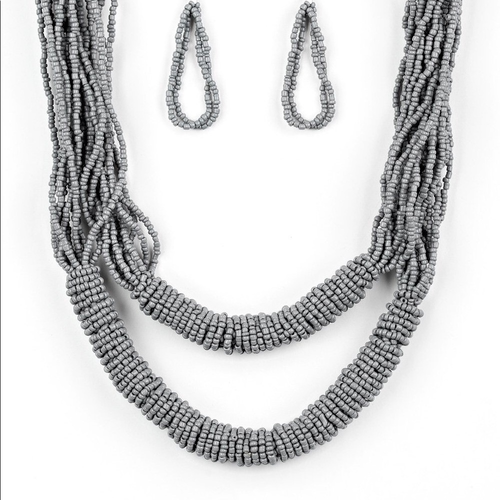 Seed bead jewelry set